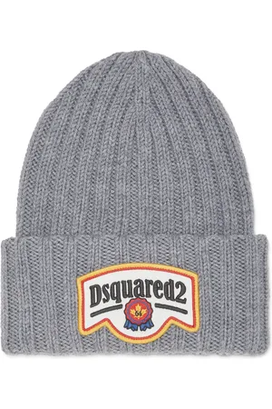 Dsquared2 Logo-appliqué knit beanie