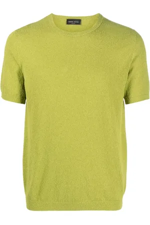 Roberto Collina Boucl??-knit short-sleeved jumper