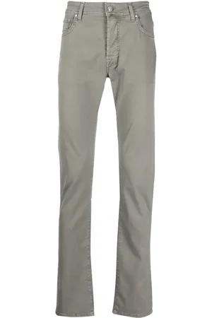 Jacob Cohen Logo-patch slim-cut jeans