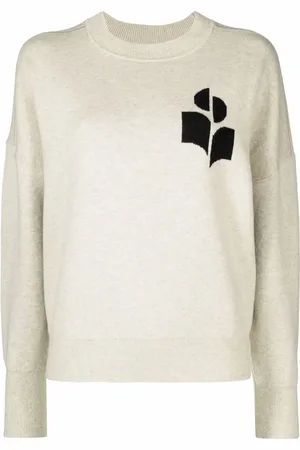 Marant Etoile Atlee intarsia-knit relaxed jumper