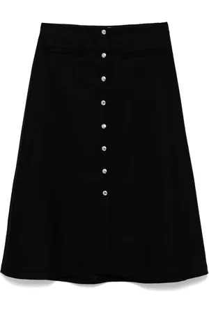 Maison Kitsuné Snaps midi skirt