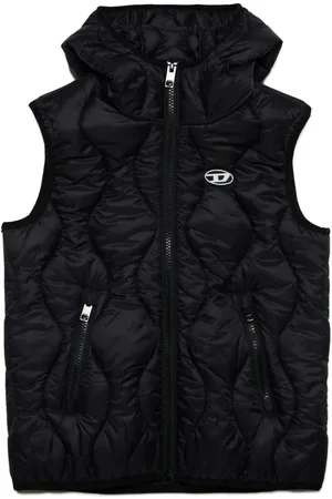 Diesel Logo-appliqué padded jacket