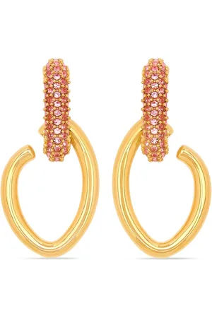 Oscar de la Renta Pavé O drop earrings