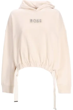 HUGO BOSS Logo-appliqué hoodie