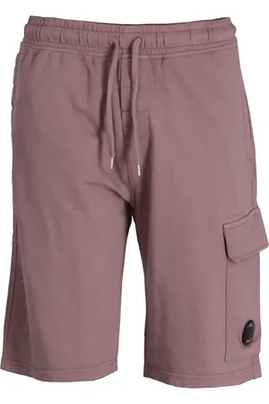 C.P. Company Lens-detail fleece track shorts