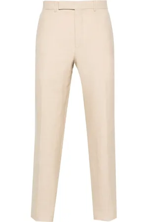 Ermenegildo Zegna M??lange interlock-twill trousers