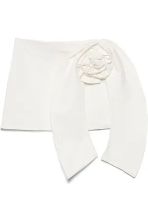 DOUUOD KIDS Floral-appliqué skirt