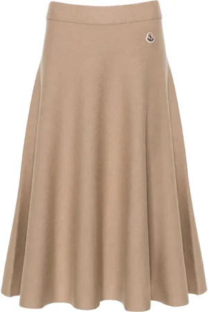 Moncler Logo-patch midi skirt