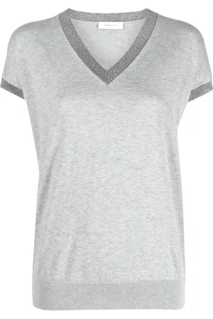 Fabiana Filippi V-neck knitted top