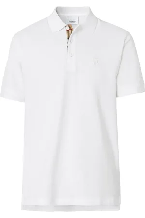 Burberry Monogram motif cotton-piqué polo shirt