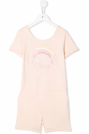 Chloé Logo print playsuit