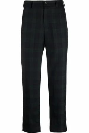 Comme des Garçons Check-print tailored trousers