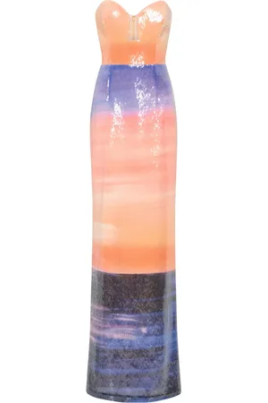 Rebecca Vallance Oriana sequinned ombré gown