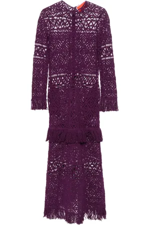 La DoubleJ Lacey Swing macramé dress