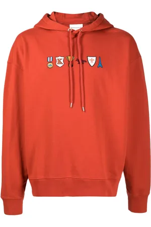 Maison Kitsuné Prizes motif-embroidered cotton hoodie