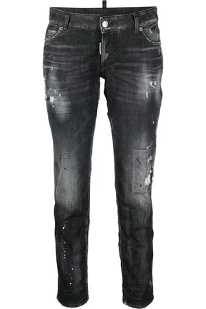 Dsquared2 Distressed cropped jeans
