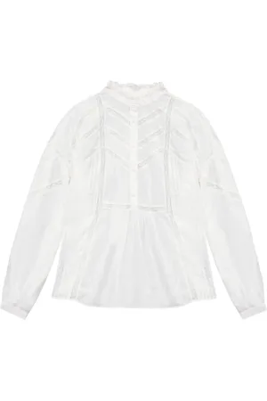 Marant Etoile Gelma embroidered cotton blouse