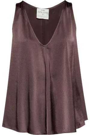 FORTE FORTE V-neck silk blouse