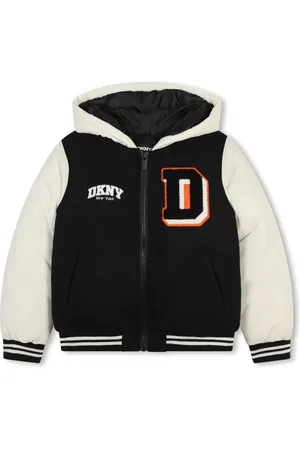 DKNY Logo-appliquéd padded jacket