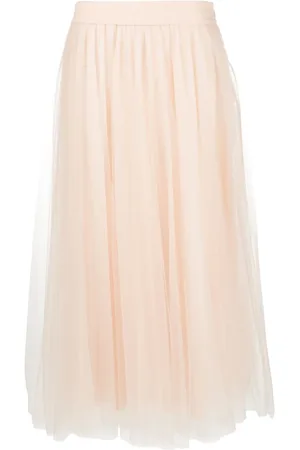 Fabiana Filippi Tulle midi skirt