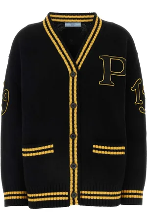 Prada Logo-appliquéd cardigan