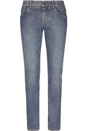 Dolce & Gabbana Logo-appliqué skinny jeans
