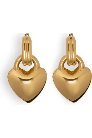 Patou Heart hoop earrings