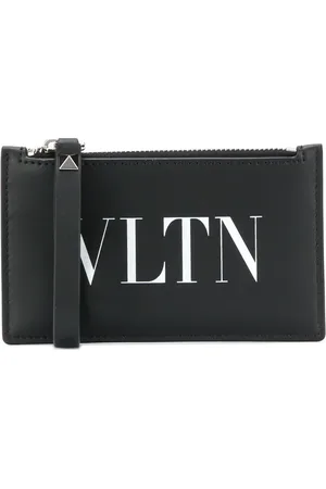 VALENTINO GARAVANI VLTN logo-print zipped cardholder