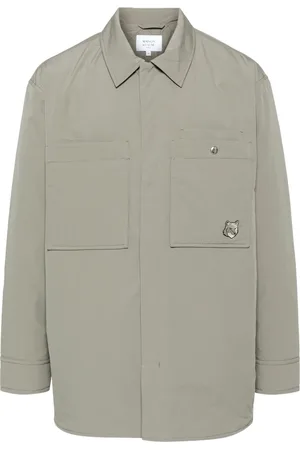 Maison Kitsuné Fox head padded shirt
