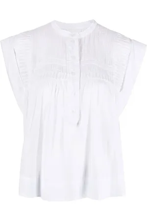Marant Etoile Leaza pleated blouse
