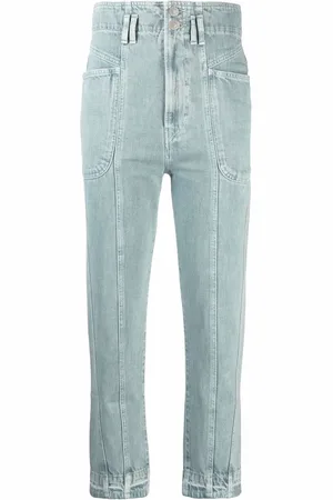 Marant Etoile High-rise straight-leg jeans