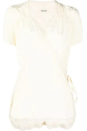 Zadig & Voltaire Wrap-effect blouse