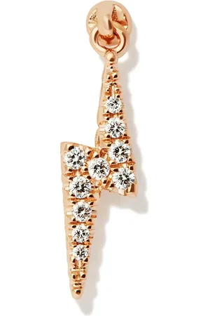 Maria Tash 18kt rose gold Lightning Bolt charm earring