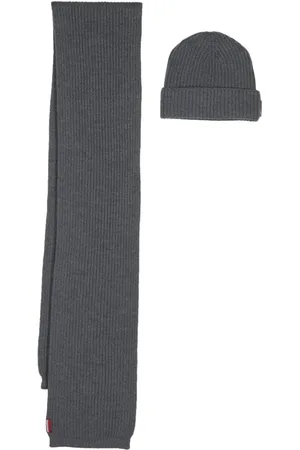 Dsquared2 Wool scarf and beanie set