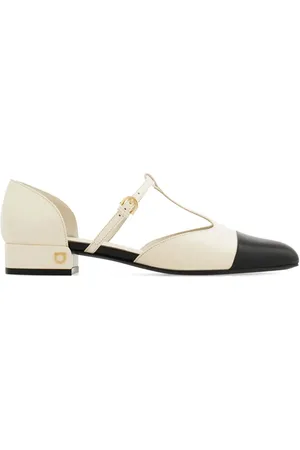 Salvatore Ferragamo T-strap ballerina shoes