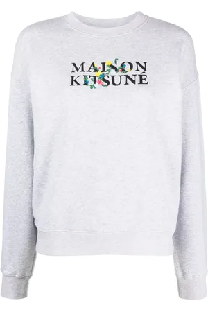 Maison Kitsuné Logo-print cotton sweatshirt