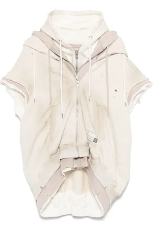 Maison Mihara Yasuhiro Layered zip-up hoodie