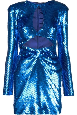 Ilkyaz Ozel Cut-out squinned minidress