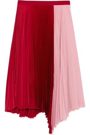 Maison Kitsuné Fully pleated midi skirt