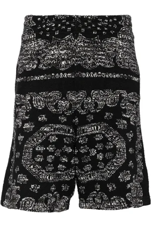 Breathe Patterned-jacquard bouclé shorts