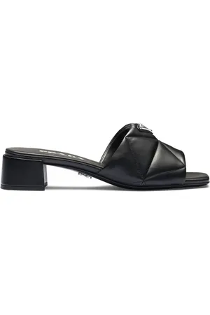 Prada 45mm triangle-logo sandals
