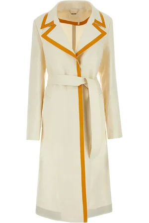 Chloé Contrast-trim trench coat