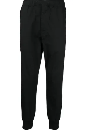 A Bathing Ape Logo-patch elasticated-waist trousers