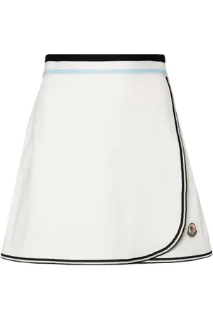 Moncler Logo-appliqué wrap tennis skirt