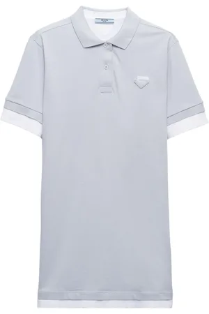Prada Cotton-piqué polo mini dress