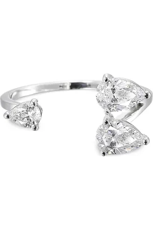 Anabela Chan 14kt white gold Orion floating-diamond ring