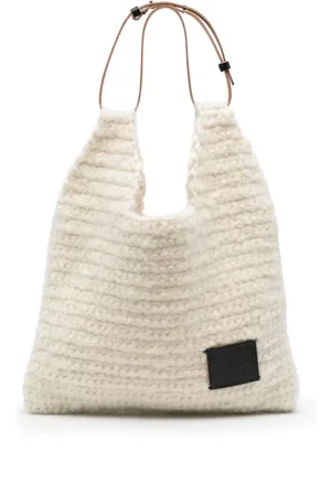 Plan C Logo-patch tote bag