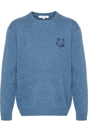 Maison Kitsuné Bold Fox Head embroidered sweater