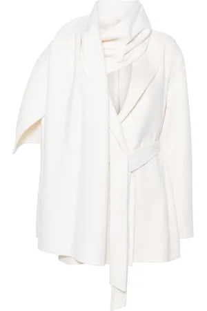 P.A.R.O.S.H. Leak scarf-detail coat