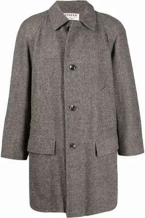 A.N.G.E.L.O. Vintage Cult 1990s mélange-effect single-breasted coat